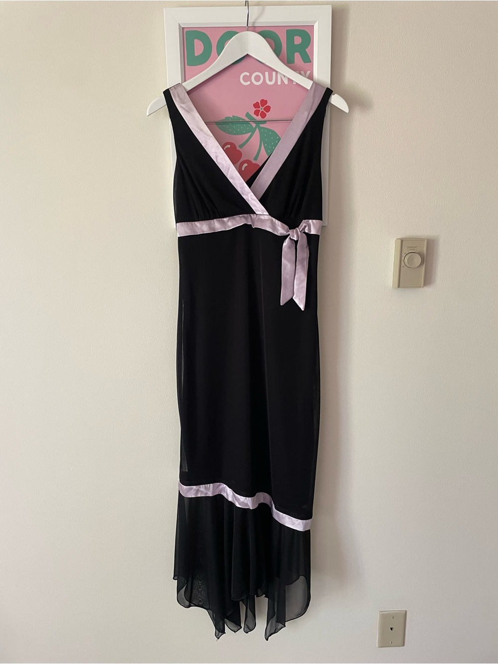 Ruby Rox Vintage 90s Y2K Midi Dress Babydoll Slip Fairy Witchy Vamp Romantic